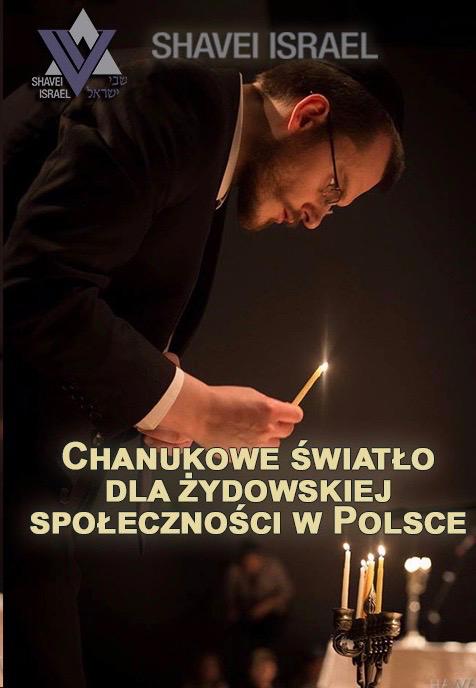 Chanukah Light for the Jewish Community in Poland (Polish)
